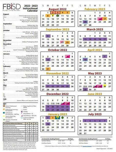 fbisd calendar|More.